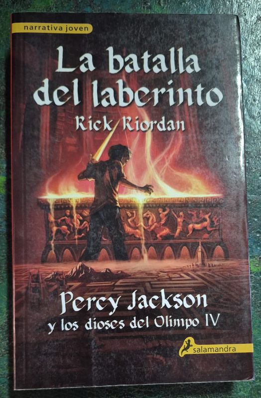 La batalla del laberinto Percy Jackson y los dioses del Olimpo IV