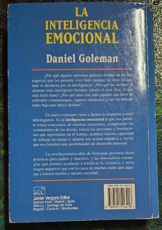 La inteligencia emocional / Tapa blanda