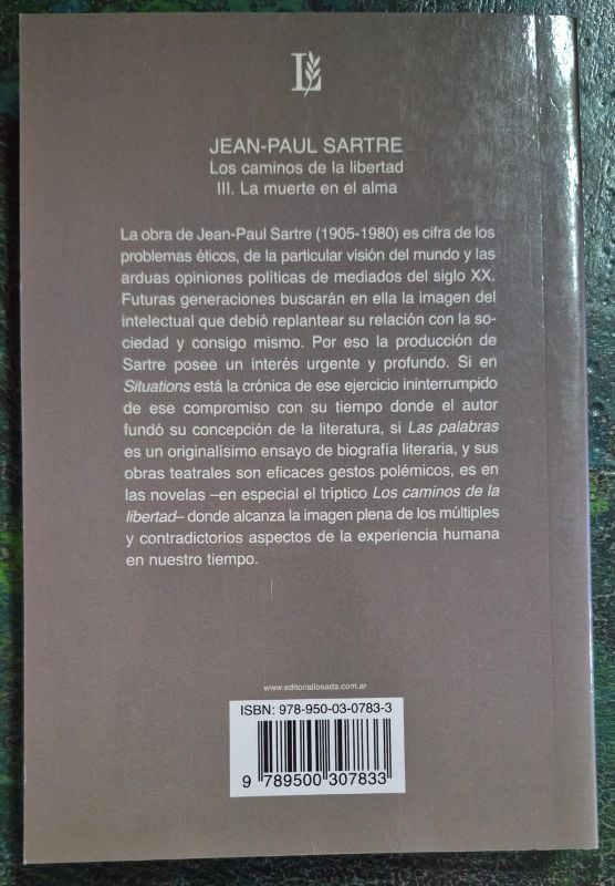 Los caminos de la libertad 3 La muerte en el alma