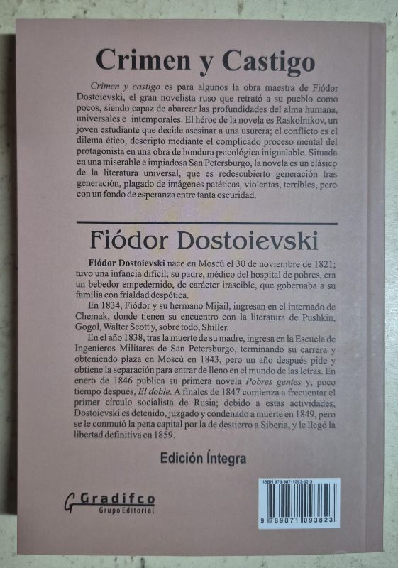 Crimen y castigo / Roble/Plus