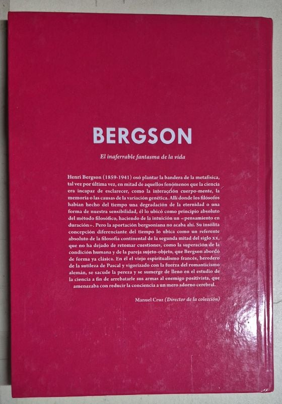 Bergson el inaferrable fantasma de la vida