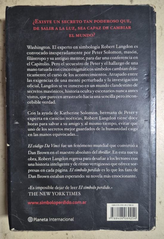 El símbolo perdido