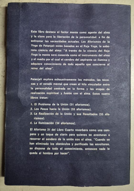 La luz del alma los aforismos de la yoga de Patanjali