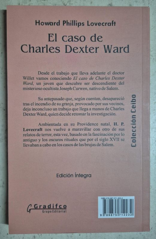 El caso de Charles Dexter Ward / Ceibo