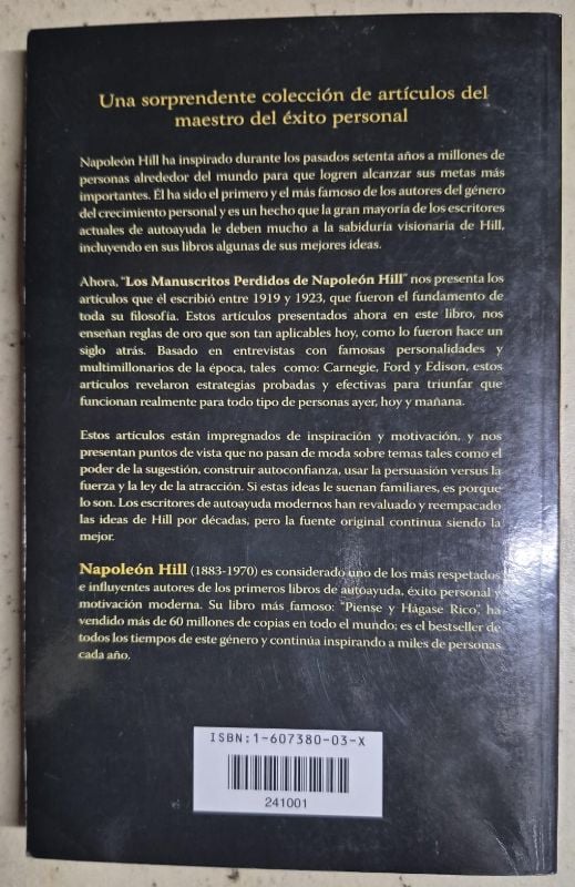 Los manuscritos perdidos de Napoleón Hill