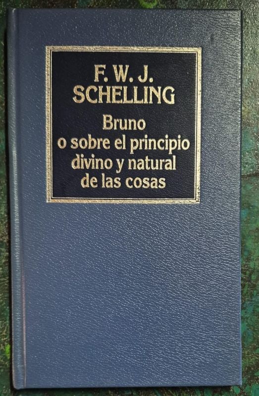 Bruno o sobre el principio divino y natural de las cosas