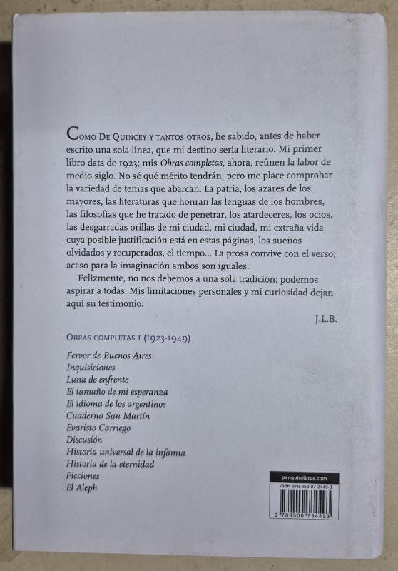 Jorge Luis Borges Obras completas 1