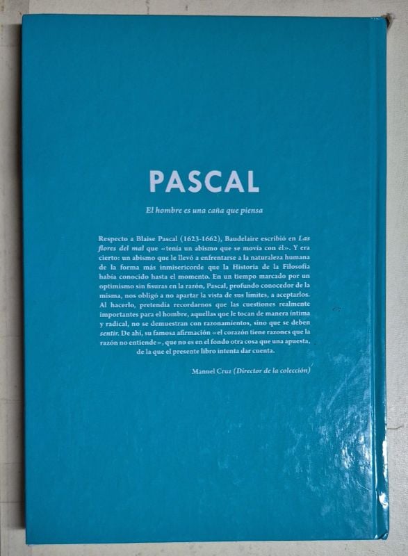 Pascal el hombre es una caña que pesca
