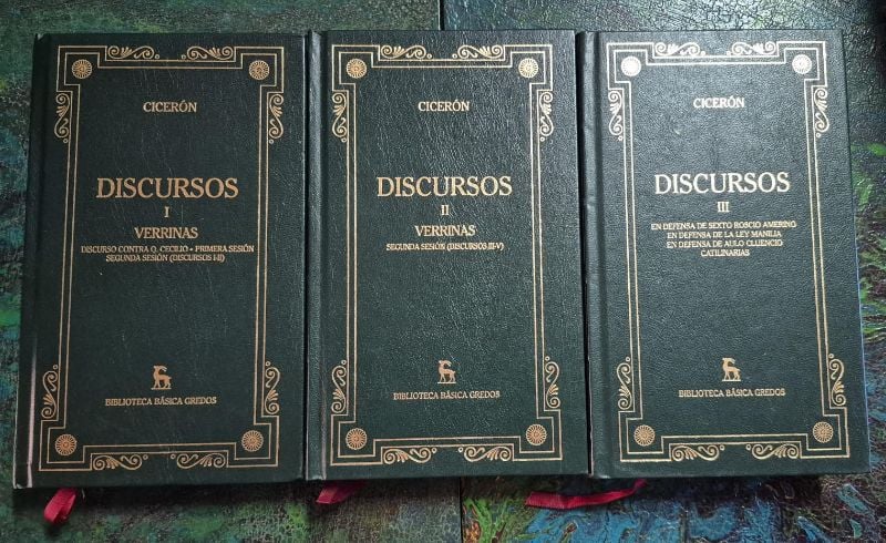 Cicerón / Discursos 3 tomos