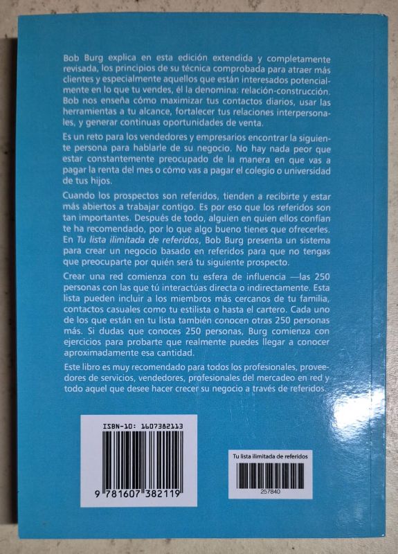 Tu lista ilimitada de referidos
