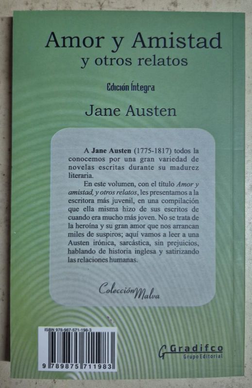 Amor y amistad y otros relatos / Malva