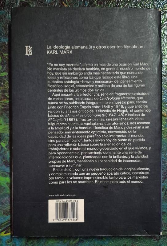 La ideología alemana y otros escritos filosóficos