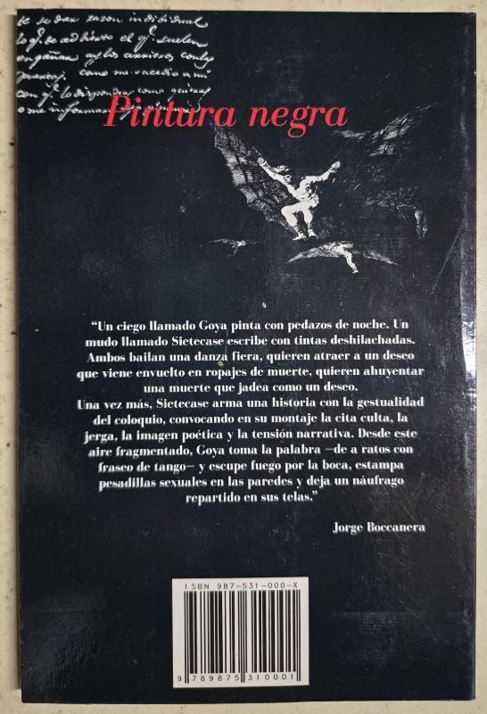 Pintura negra Poemas de Goya