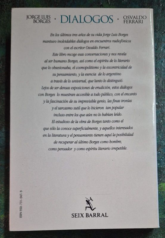 Jorge Luis Borges y Osvaldo Ferrari / Diálogos