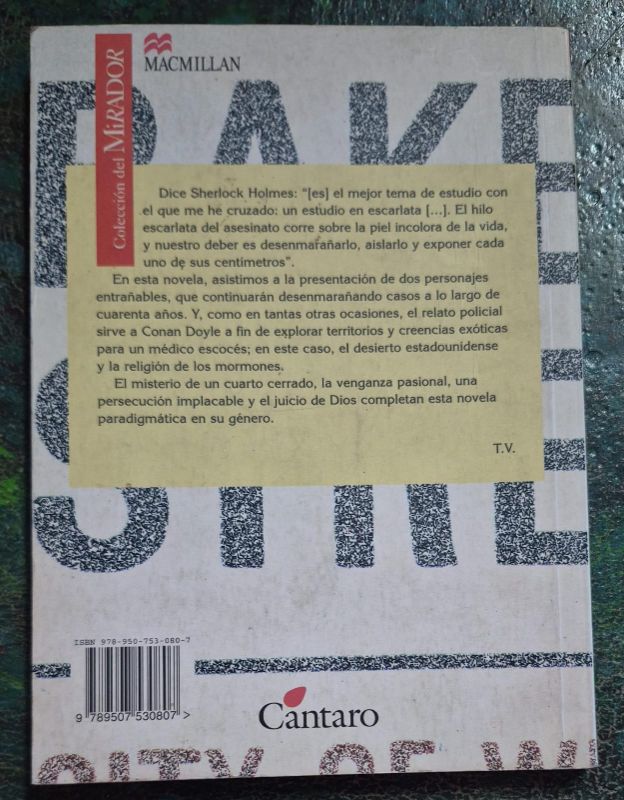 Estudio en escarlata