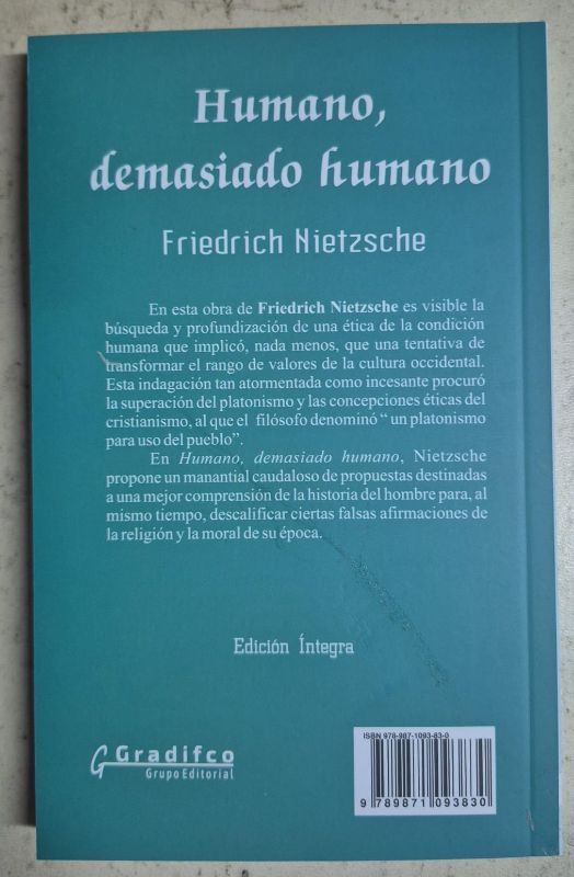 Humano, demasiado humano