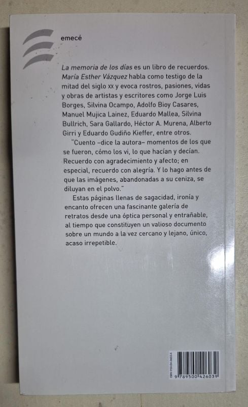 La memoria de los días