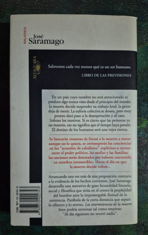 Las intermitencias de la muerte