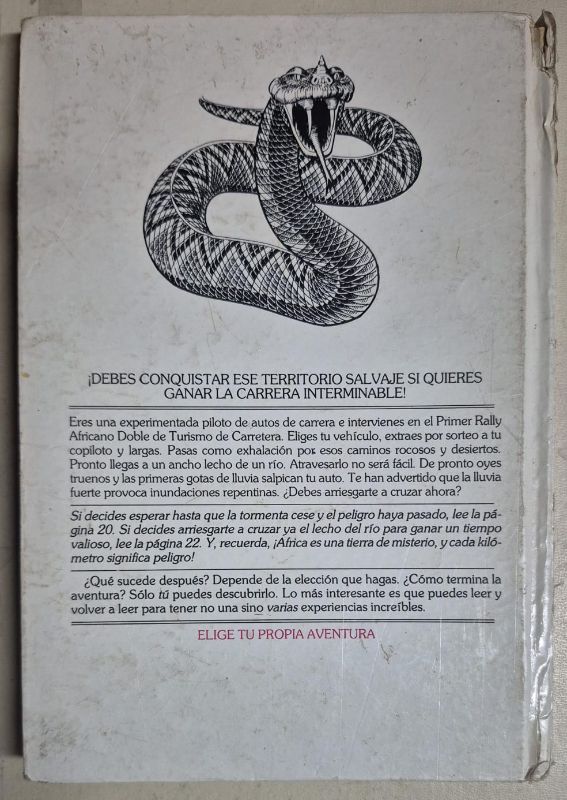 La carrera interminable / Elige tu propia aventura