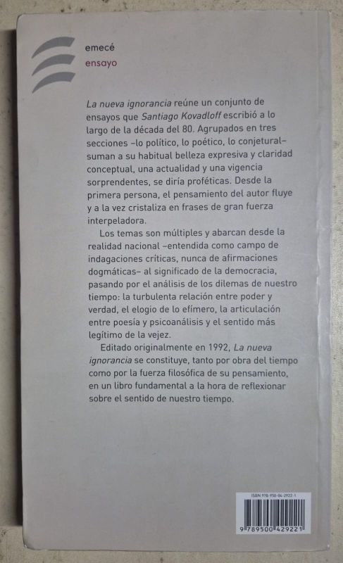 La nueva ignorancia
