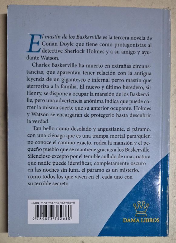 El mastín de los Baskerville Sherlock Holmes