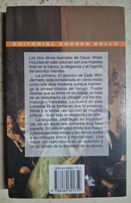 El abanico de Lady Windermere - Una mujer sin importancia