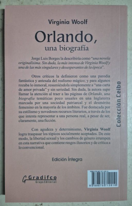 Orlando una biografía / Ceibo
