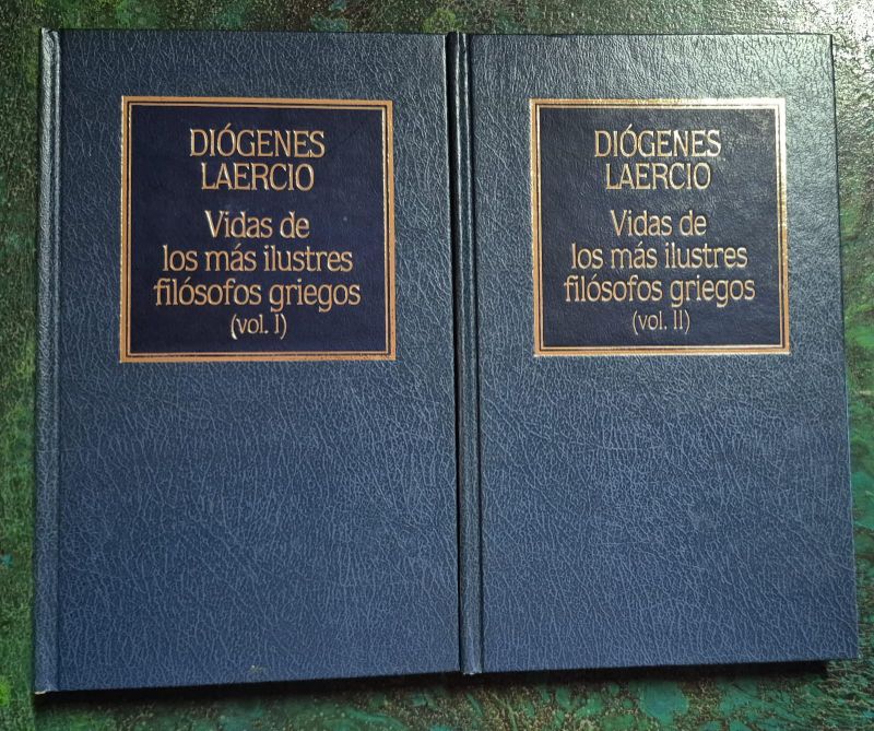 Vidas de los más ilustres filósofos griegos 2 tomos