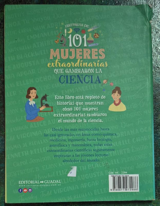 Historias de 101 mujeres extraordinarias que cambiaron la ciencia