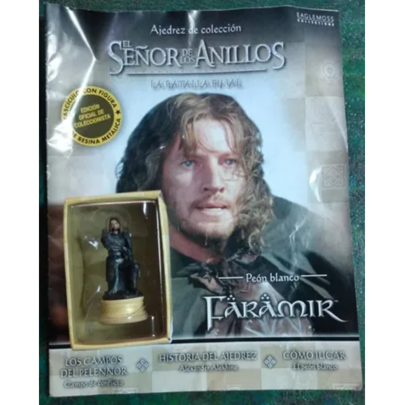 Col Ajedrez El Señor De Los Anillos Peón Blanco N°10 Faramir