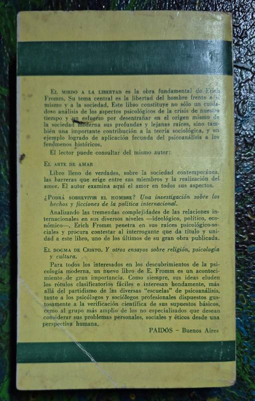 El miedo a la libertad