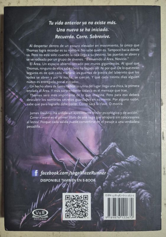 Correr o morir Maze Runner