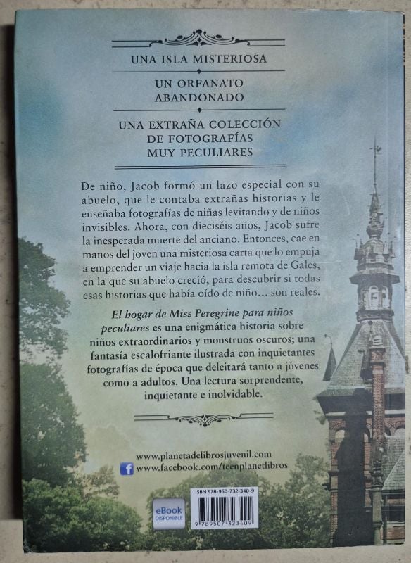 El hogar de Miss Peregrine para niños peculiares