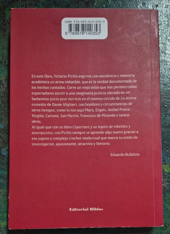 Simón Bolívar en el infierno de Dante