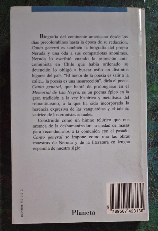 Pablo Neruda / Canto general