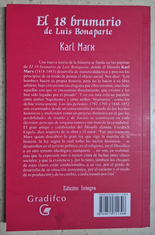 El 18 brumario de Luis Bonaparte
