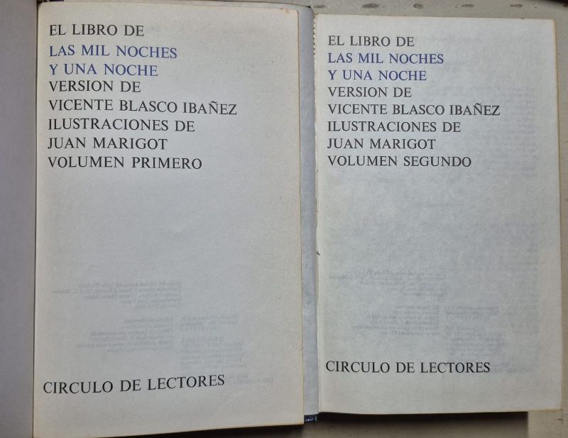 Las mil noches y una noche 2 tomos