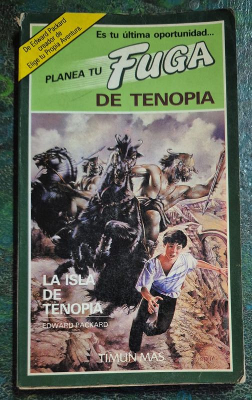Planea tu fuga de Tenopia / Elige tu propia aventura
