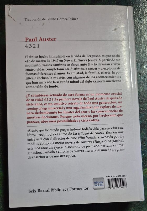 Paul Auster / 4 3 2 1