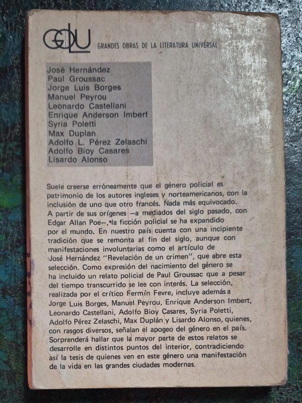 Cuentos policiales argentinos