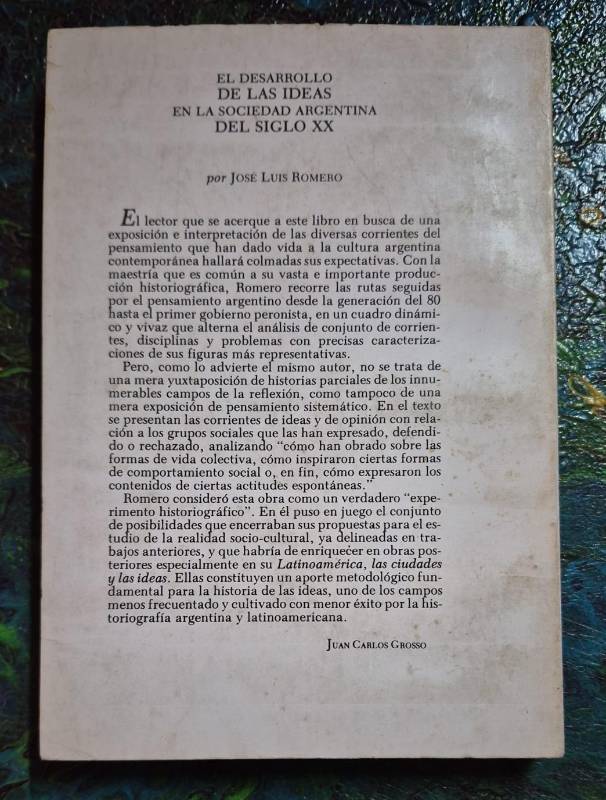El desarrollo de las ideas en la sociedad argentina del siglo 20