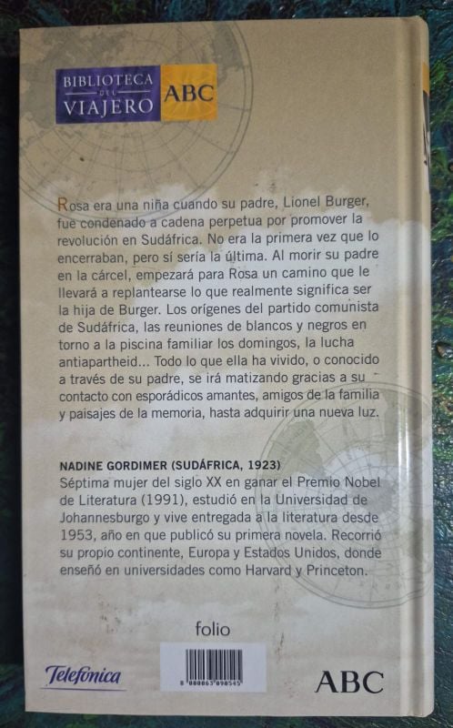 La hija de Burger / Biblioteca del viajero
