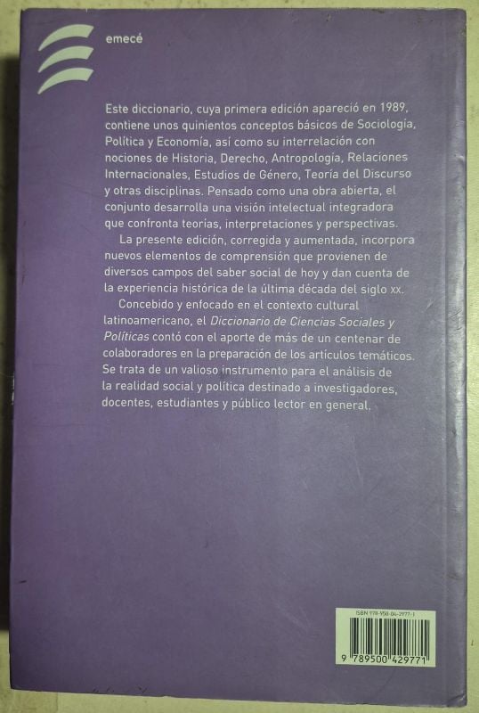Diccionario de ciencias sociales y políticas