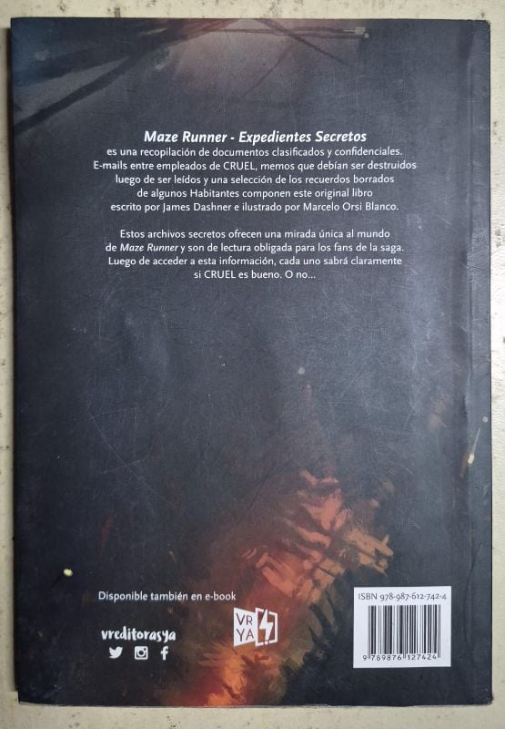 Maze runner Expedientes secretos