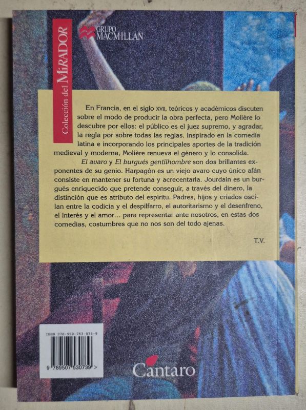 El avaro - El burgués gentilhombre / Mirador