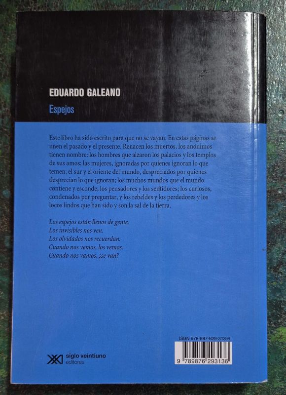 Espejos una historia casi universal / Biblioteca Eduardo Galeano