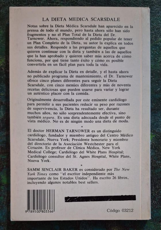 La dieta medica Scarsdale