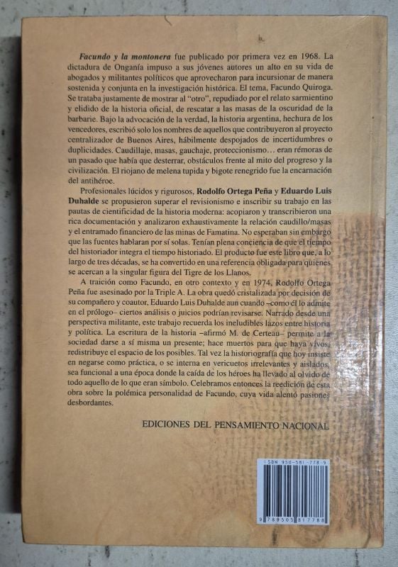 Facundo y la montonera