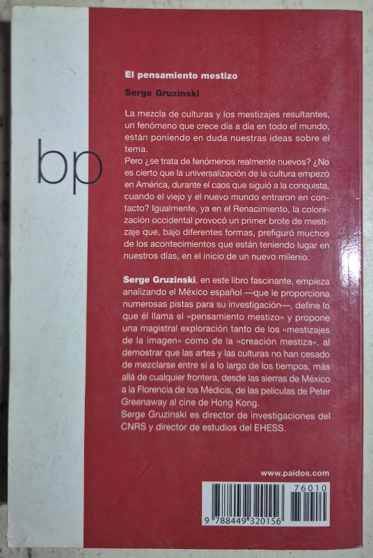 El pensamiento mestizo