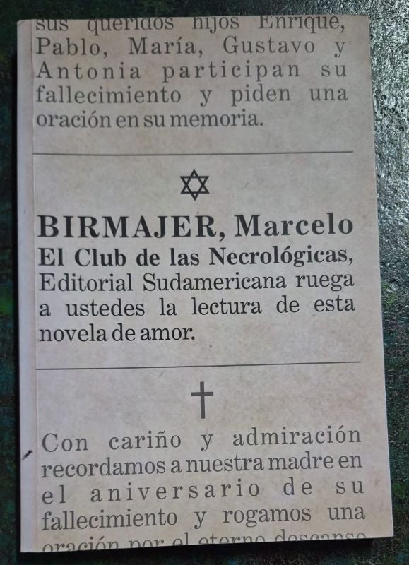 El club de las Necrológicas